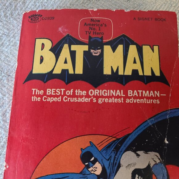 VINTAGE 1966 COMIC PAPERBACK BOOK BATMAN -A Signet Book Original - Picture 6 of 13